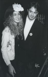 Sara Jessica Parker and Robert Downey Jr. 1988, LA.jpg